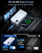 Load image into Gallery viewer, Portable Charger 56800mAh, 22.5W Fast Charging Power Bank with LED Display
