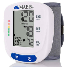 Load image into Gallery viewer, Mabis Digital Premium Wrist Blood Pressure Monitor Stores up to 120 Readings (Pack of 48)
