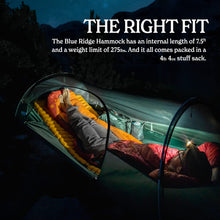 Load image into Gallery viewer, Lawson Hammock Blue Ridge Camping Hammock and Tent Bundle - Includes Shelter, Straps, Underquilt
