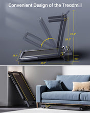 Load image into Gallery viewer, TOPUTURE Walking Pad Treadmill with 12% Incline and Handle Bar
