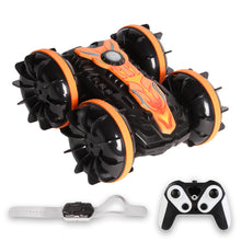 Load image into Gallery viewer, Amphibious RC Car for Kids, 4WD 2.4GHz Stunt Vehicle with Gesture &amp; Remote Dual Control, 360° Spins

