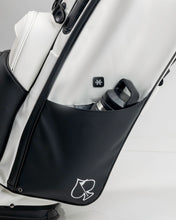 Load image into Gallery viewer, Pins &amp; Aces Player Preferred Golf Bag - Premium Design, Lightweight Golf Bag with Stand - Velvet-Lined 14-Way Club Divider System (Domino)

