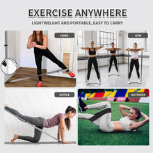 Load image into Gallery viewer, HIMESPORNER 9 PCS Fabric Resistance Bands Set for Working Out-Grey and Black
