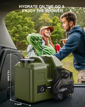 Load image into Gallery viewer, Widitn Portable Camping Shower with Water Jug 4-Gal Jug Powerful Spray
