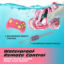 Load image into Gallery viewer, Amphibious Remote Control Car Boat for Kids, 4WD RC Stunt Car with Waterproof Remote Control, 2.4GHz Gesture RC Cars
