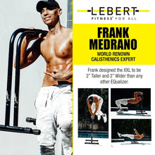 Load image into Gallery viewer, Lebert Fitness EQualizers | Frank Medrano Signature Series Equalizer Dip Bars | Black Matte XXL
