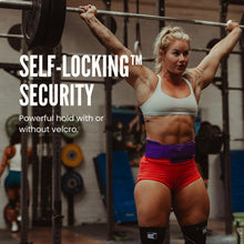 Load image into Gallery viewer, Self-Locking Weight Lifting Belt  | (Medium, Purple)
