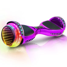 Load image into Gallery viewer, 6.5” Hoverboard for Kids Ages 6-12, Bluetooth Hover Board with Tunnel Light Style Wheels &amp; Non-slip Footpads, UL2272 Safety Certified (Purple)
