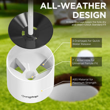 Load image into Gallery viewer, KINGTOP 3 ft White Golf Flagstick Set with Number 6 Flag and Cup
