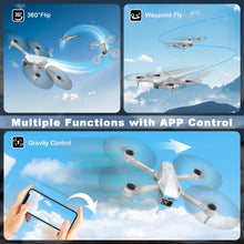 Load image into Gallery viewer, Drone with Camera for Adults, HD FPV Drones with Upgrade Altitude Hold, One-Key Take Off/Landing, Voice Control, Headless Mode
