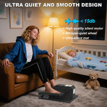 Load image into Gallery viewer, Under Desk Elliptical Machine, Electric Elliptical Leg Exerciser for Senior, Quiet and Compact Electric Seated Pedal Exerciser for Home with Monitor, Remote Control and 12 Adjustable Speeds

