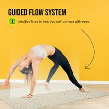Load image into Gallery viewer, Gogokiwi Extra Wide Yoga Mat for Men Women (72"L x 36"W) Non Slip Fitness &amp; Exercise Mat with Alignment Marks for Yoga, Pilates, Floor Workouts, Stone White
