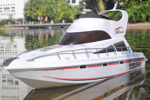 Luxury Yacht RC Model Boat 2.4Ghz Radio Remote Control Speed Watercraft Racing Ship 28" Modern Cruise