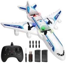 Load image into Gallery viewer, LEFEI Rc Drone Remote Control Airplane -2.4GHz Foam V17 Jet Fighter Stunt,360° Drop-Resistant
