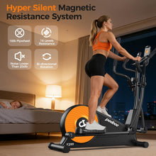 Load image into Gallery viewer, pooboo Elliptical Machine - 16IN-Stride Orange
