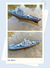 Load image into Gallery viewer, Remote Control Ship RC Warship Aircraft Carrier Battleship Destroyer ship add Watch Controller w/ 2-Battery 2-Controllers
