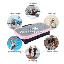 Load image into Gallery viewer, Silent Vibration Plate Exercise Machine for Weight Loss, (Light Pink)
