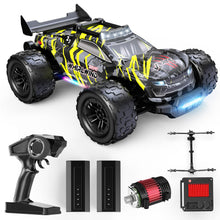 Load image into Gallery viewer, 1:14 Brushless RC Cars for Adults Fast 43 MPH, 4WD Off-Road RC Trucks with 7-Color LED Lights, Metal Shocks, All-Metal Drivetrain

