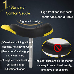 18 Inch Unicycle for Men - Non-Slip Wheels with Alloy Rim & Extra Thick Tire - Adjustable Seat for Comfort and Stability(18inch)