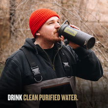 Load image into Gallery viewer, GRAYL GeoPress 24 oz Water Purifier &amp; Water Filter Bottle, Black Camo
