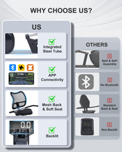 Load image into Gallery viewer, Kawnina Recumbent Exercise Bike, Recumbent Bike for Home with Smart Workout APP -Black
