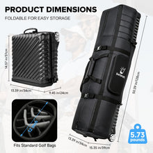 Load image into Gallery viewer, Solaraft Golf Travel Bag for Airlines, Collapsible Square Hard Shell Case
