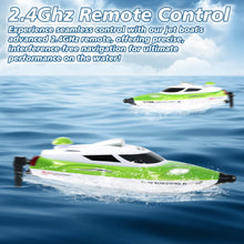 Load image into Gallery viewer, RC Boat-Remote Control Boat for Adults-High Speed 35+ KPH for Pool-Toys for Ages 8-13 (Green)
