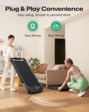 Load image into Gallery viewer, UREVO Strol 2E Smart 2-in-1 Folding Treadmill - Flaxen
