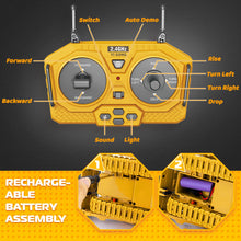 Load image into Gallery viewer, RC Bulldozer Toys - Remote Control Bulldozer Construction Vehicles Trucks Toys
