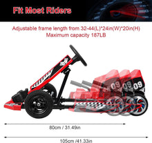 Load image into Gallery viewer, 36V Go Kart for Kids, 16 MPH Electric Drift Kart with 350W Motor, Drift/Sport Mode, Length Adjustment, Outdoor Ride on Toy for Adults, Teens
