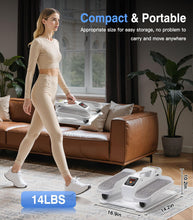 Load image into Gallery viewer, Portable Under Desk Elliptical Machine with Wireless Remote - White
