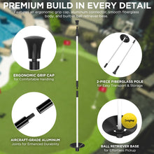 Load image into Gallery viewer, KINGTOP 3 ft White Fiberglass Golf Flagsticks, 4 Pack
