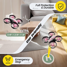 Load image into Gallery viewer, Holy Stone HS210 Mini Drone for Kids 8-12 and Beginners, RC Nano Quadcopter Indoor Drone with Circle Fly, Auto Hovering, 3D Flip, and Headless Mode, Great Gift Toy for Boys and Girls, Pink
