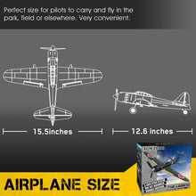 Load image into Gallery viewer, Romote Control Airplane Zero Fighter, 4 Channel RTF RC Plane with 6-Axis Gyro, WW2 Warbird

