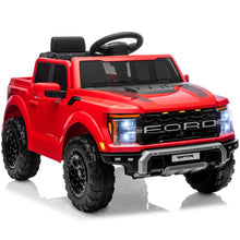Load image into Gallery viewer, First Ride On Licensed Ford F-150 Raptor 12 Volt Kids Ride on Car, Ride on Toys for Kids with Remote Control (Red)
