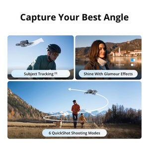 RC 2 Screen Remote Controller, Follow Me Drone With 4K UHD Camera for Adults, Under 249 g, 3-Axis Gimbal Stabilization