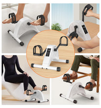 Load image into Gallery viewer, Under Desk Bike Pedal Exerciser - White
