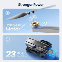 Load image into Gallery viewer, Drones with Camera for Adults 4k, Under 250g, FPV RC Quadcopter with Brushless Motors, 5GHz Transmission

