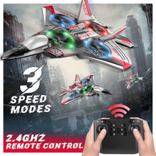 Load image into Gallery viewer, Jet Fighter Stunt RC Plane - Foam Remote Control Drone Helicopter Airplane with LED Lights, Drones for Kids, Toys
