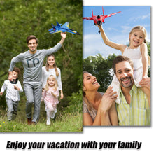 Load image into Gallery viewer, Remote Control Airplane for Kids, 2 Channels Foam RC Planes Wireless Toy,Hobby RC Glider Aircraft Gifts for Beginners Boys Girls Adult Blue
