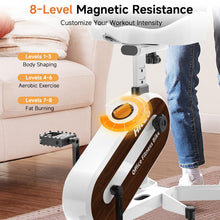 Load image into Gallery viewer, HitGo Office Exercise Bike Desk Chair - White
