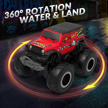 Load image into Gallery viewer, Amphibious Remote Control Car 2.4GHz 1:20 All Terrain Off-Road RC Car Remote Control Boat Gifts for Kids Boys Red
