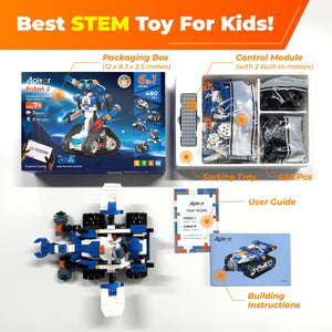 Robot X 12-in-1 Programmable APP RC Robot and Robot J 6-in-1 Programmable STEM Learning Toy