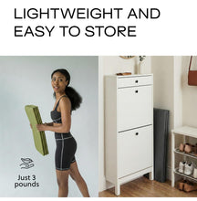 Load image into Gallery viewer, Stakt The Original Foldable Yoga Mat, Premium Foldable Exercise &amp; Workout Mat with Non-Slip Surface, Lightweight Portable for Studio or Home Use, As Seen on Shark Tank - Moss
