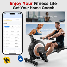 Load image into Gallery viewer, WENOKER Rowing Machine - Black Electric Knob
