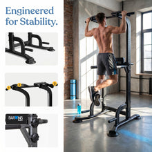 Load image into Gallery viewer, BARWING Pull Up Bar Station- Full Black
