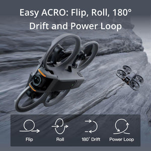 2 Fly More Combo (1 Battery), FPV Drones with Camera for Adults 4K, Immersive Experience, Built-in Propeller Guard, Black