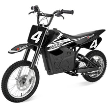 Load image into Gallery viewer, Dirt Rocket Off-Road Motocross Bike–36V Electric Ride-On, Up to 17 mph, Front &amp; Rear Suspension, Hand-Operated Dual Brakes
