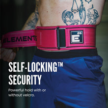 Load image into Gallery viewer, Self-Locking Weight Lifting Belt (Large, Miami Pink)
