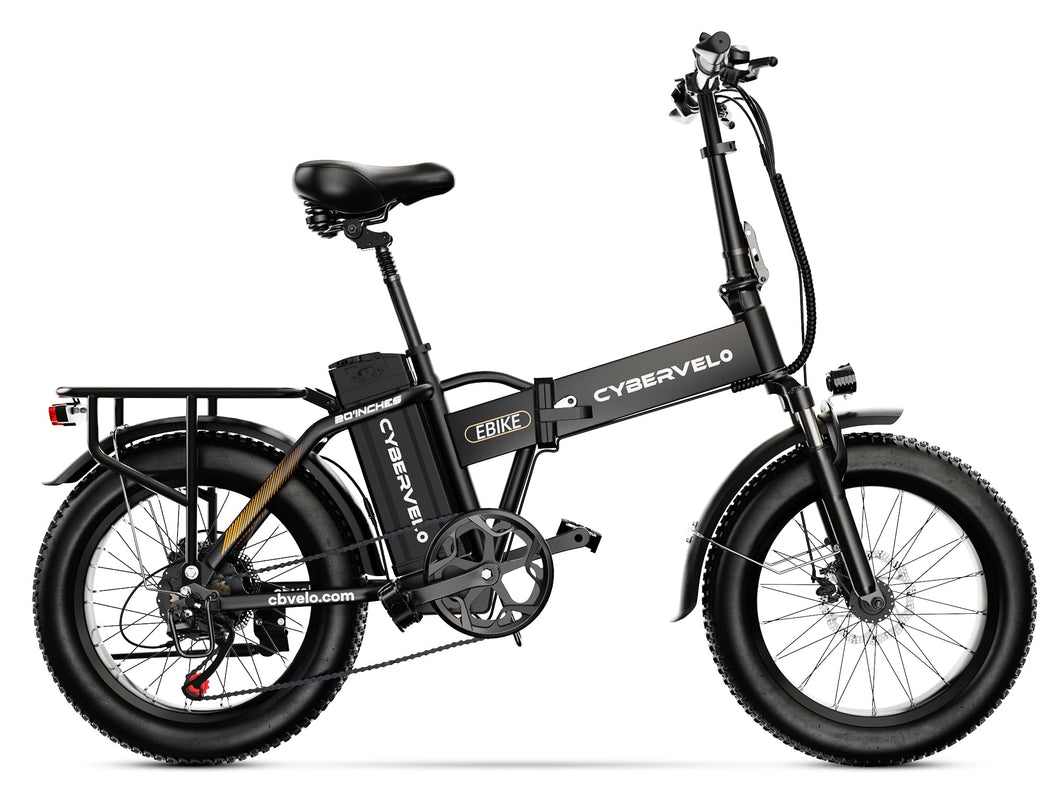 1000W Folding Electric Bike, 48V 20.8AH Large Removable Battery E-Bike, 30+MPH, 80 Miles Max Range